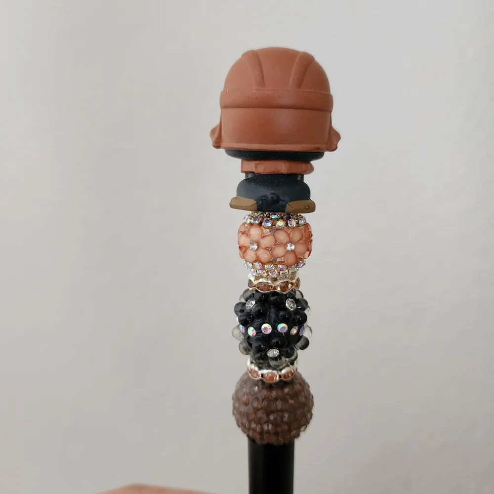 Disney Up Beta Dog Doorable Custom Beaded Black Ink Pen